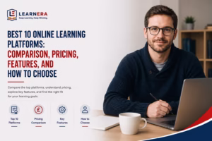 Best 10 Online Learning Platforms Comparison, Pricing, Features, and How to Choose Blog Feature Image