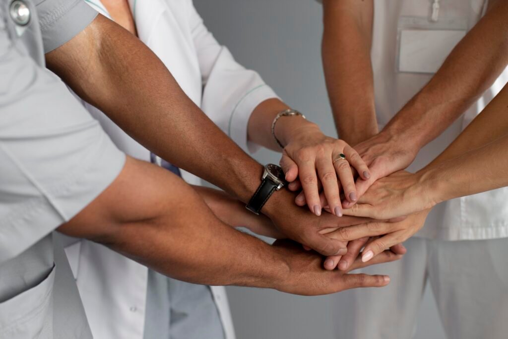 Image by freepik close-up-team-health-workers