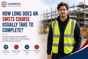 How long does an SMSTS course usually take to complete