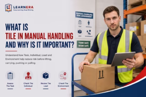 TILE in Manual Handling Meaning, Checklist and Safer Lifting Guide Blog Feature Image