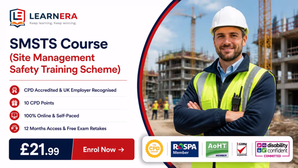 SMSTS Course (Site Management Safety Training Scheme) CTA banner