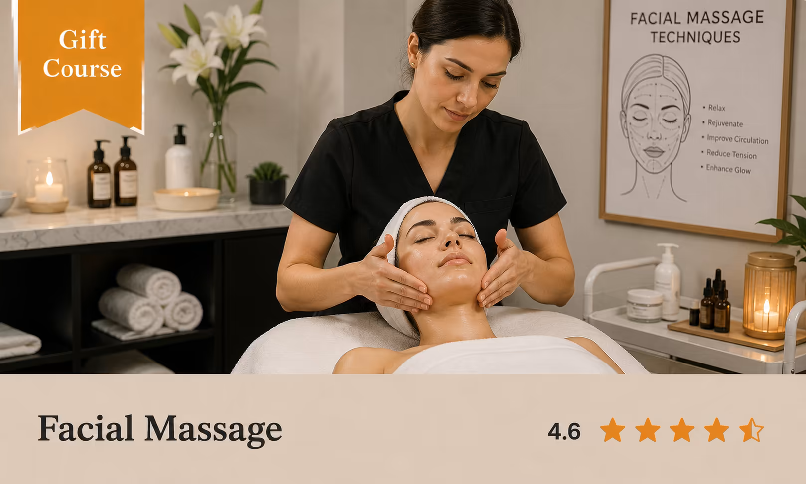 Facial Massage gift course