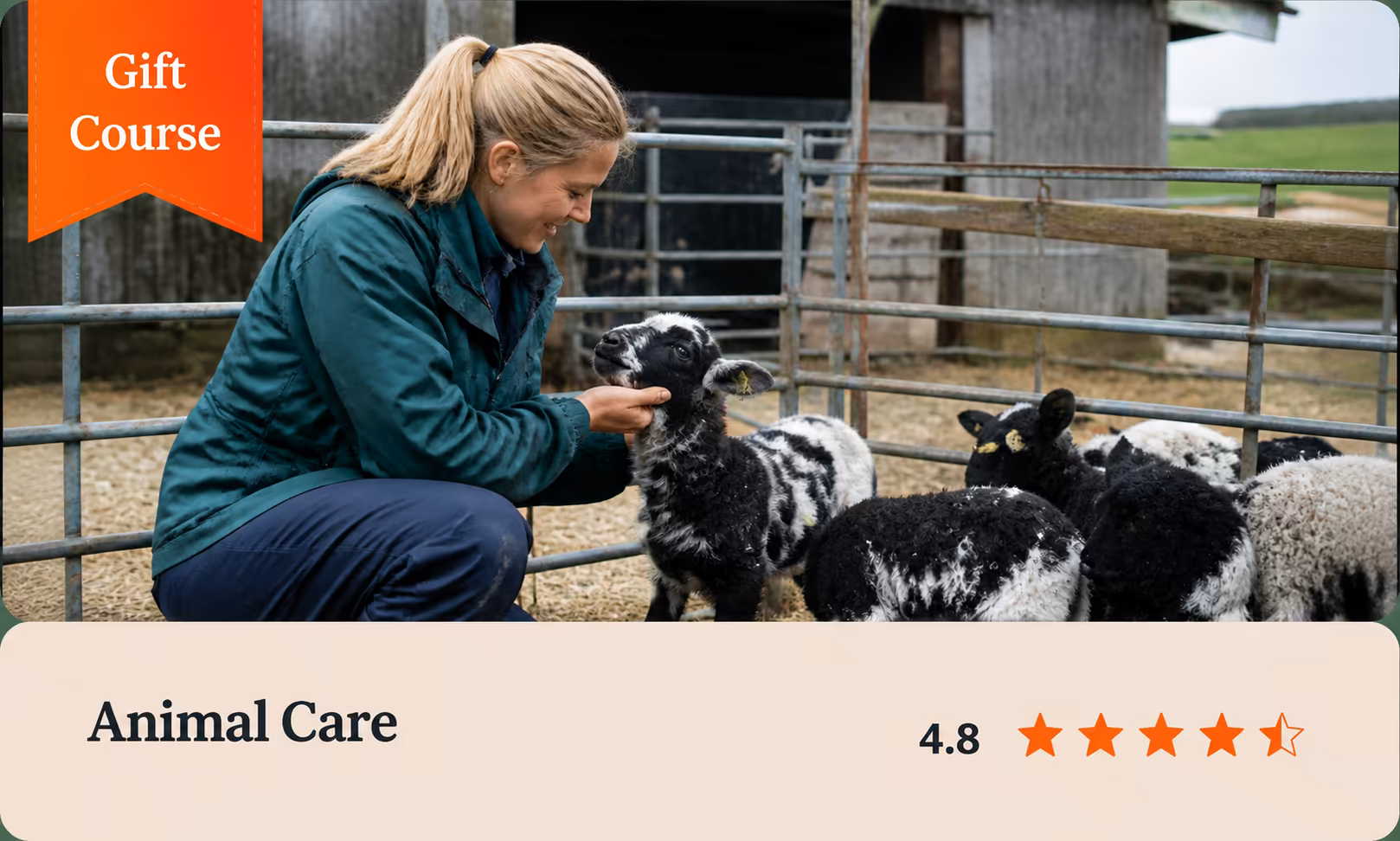 animal care gift course